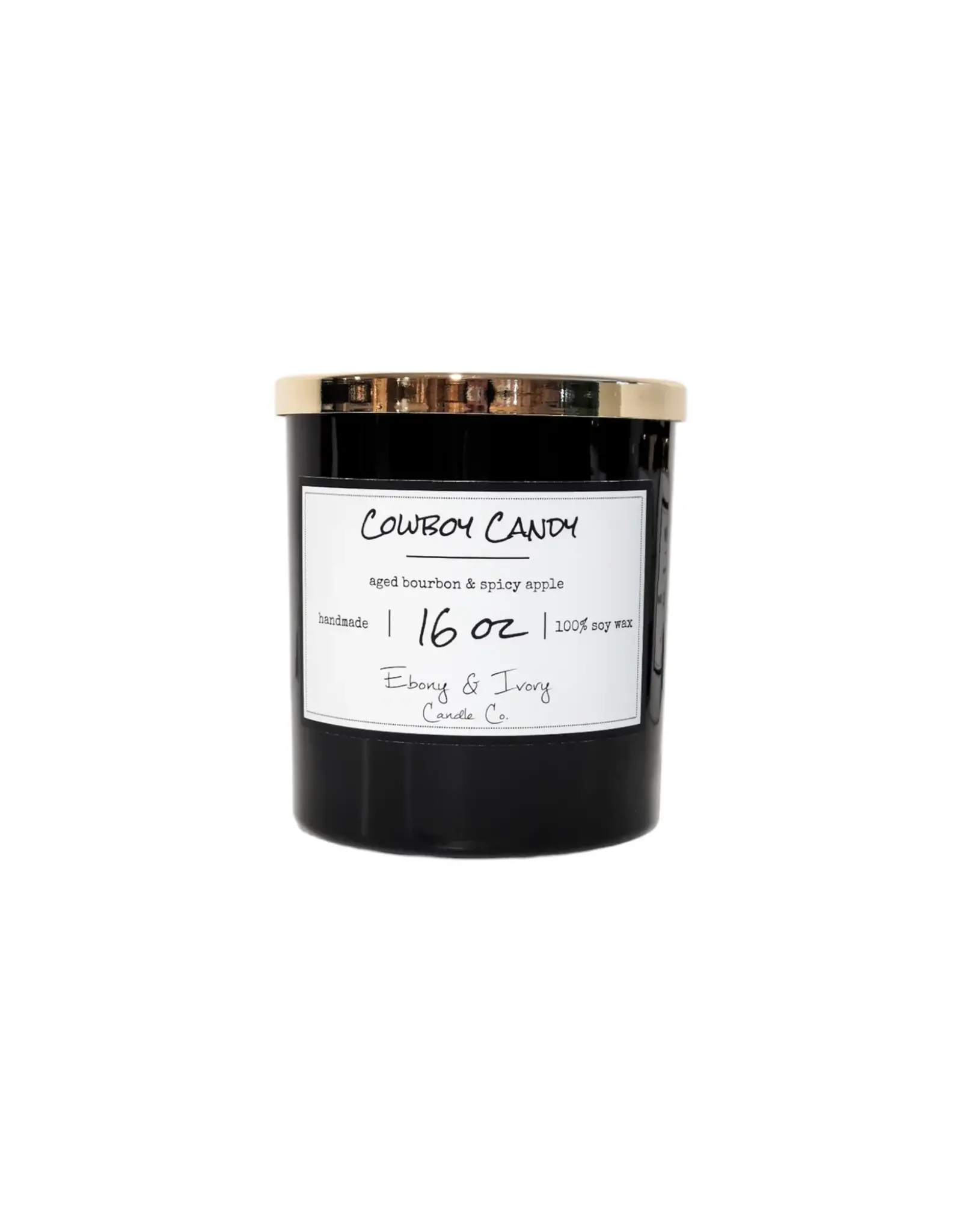 Ebony & Ivory Cowboy Candy 16oz Candle