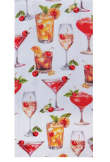 KayDee Tea Towel- Sour Cherry Cocktails