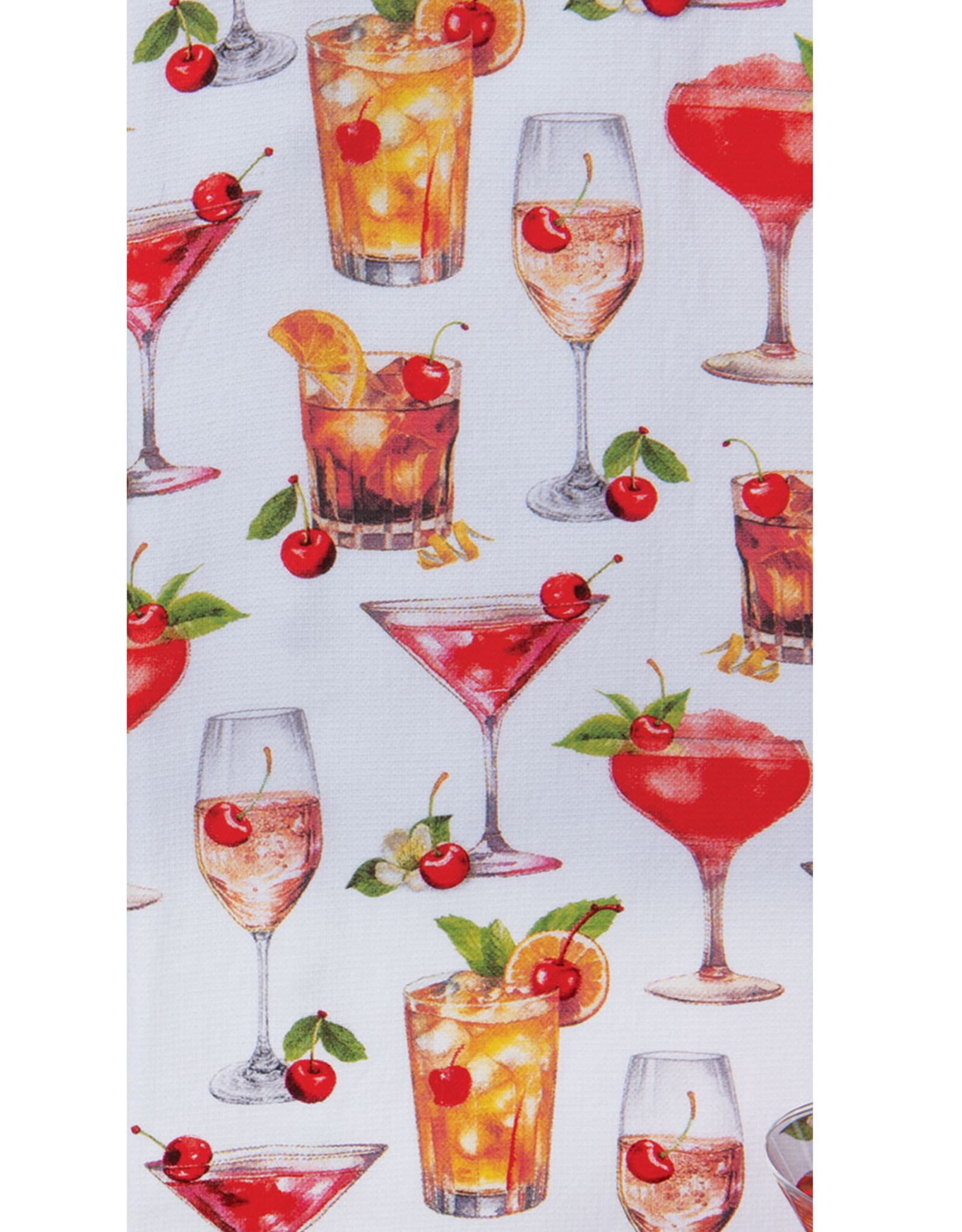 KayDee Tea Towel- Sour Cherry Cocktails