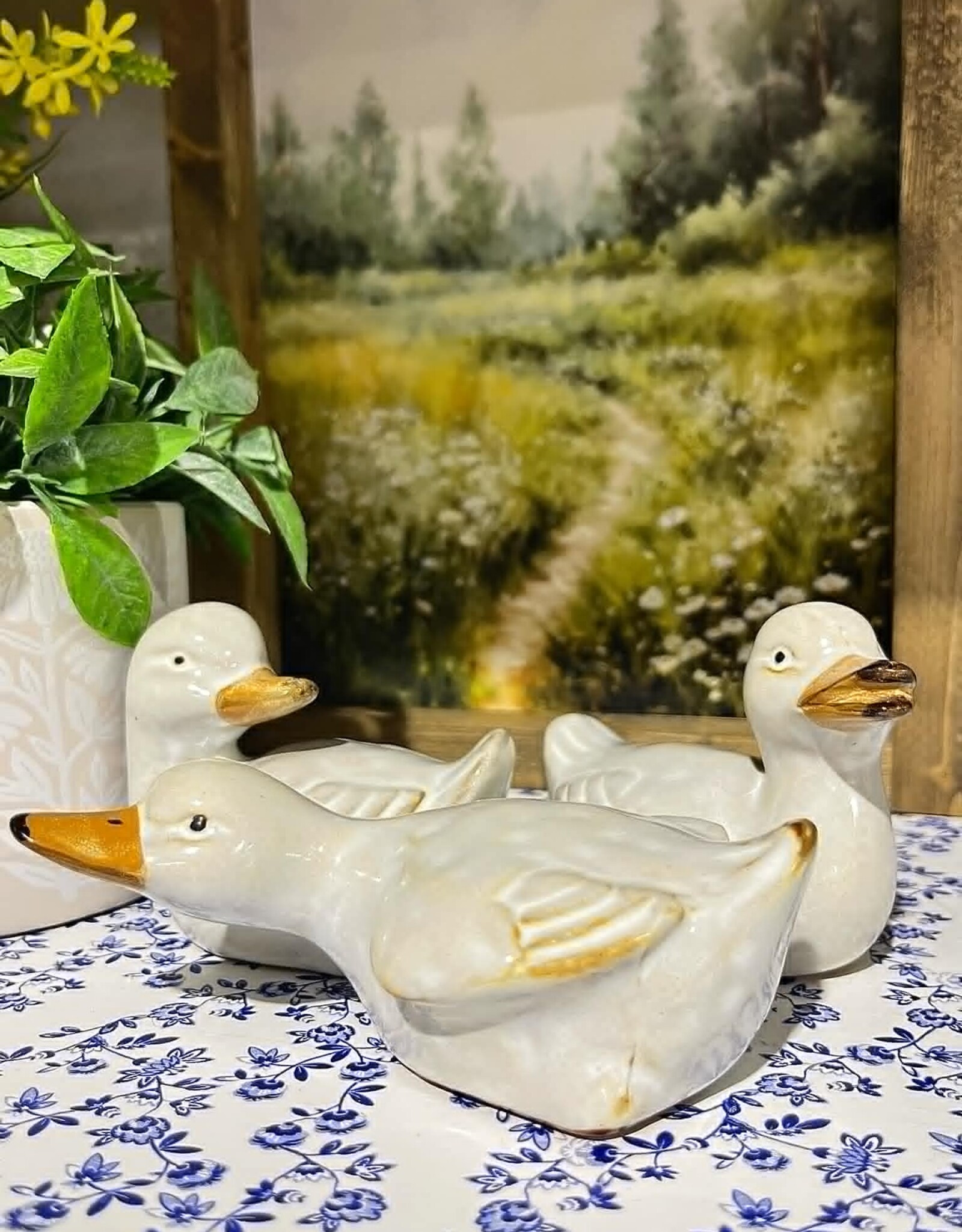 Creative Coop Vintage Reproduction Duck, 3 Asstd