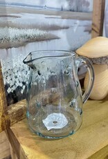 Creative Coop Glass Hobnail Creamer
