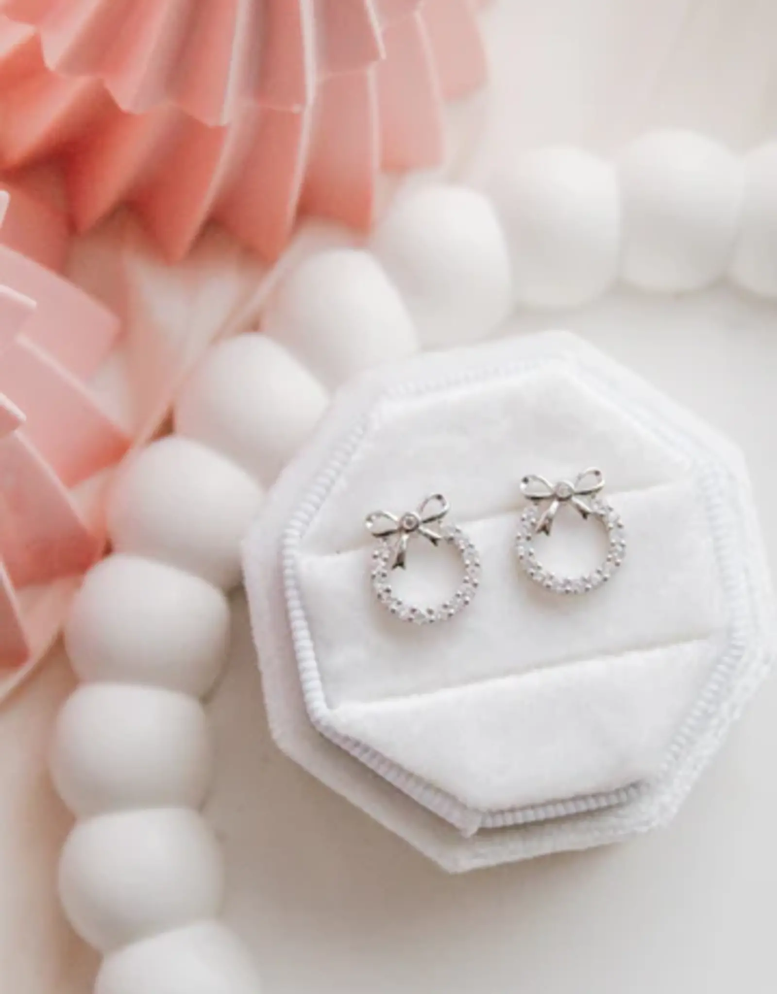 Sweet Three Designs Noelle Studs,  Silver