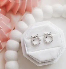 Sweet Three Designs Noelle Studs,  Silver