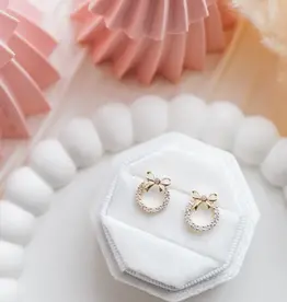 Sweet Three Designs Noelle Studs,  Gold