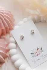 Sweet Three Designs Charlotte Studs,  Gold