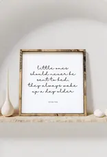 William Rae Designs Wood Sign, Little Ones White 13x13