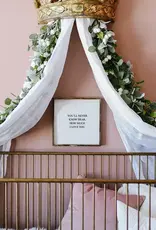 William Rae Designs Wood Sign, You'll Never Know Dear, White