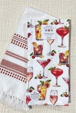 KayDee Tea Towel- Sour Cherry Cocktails