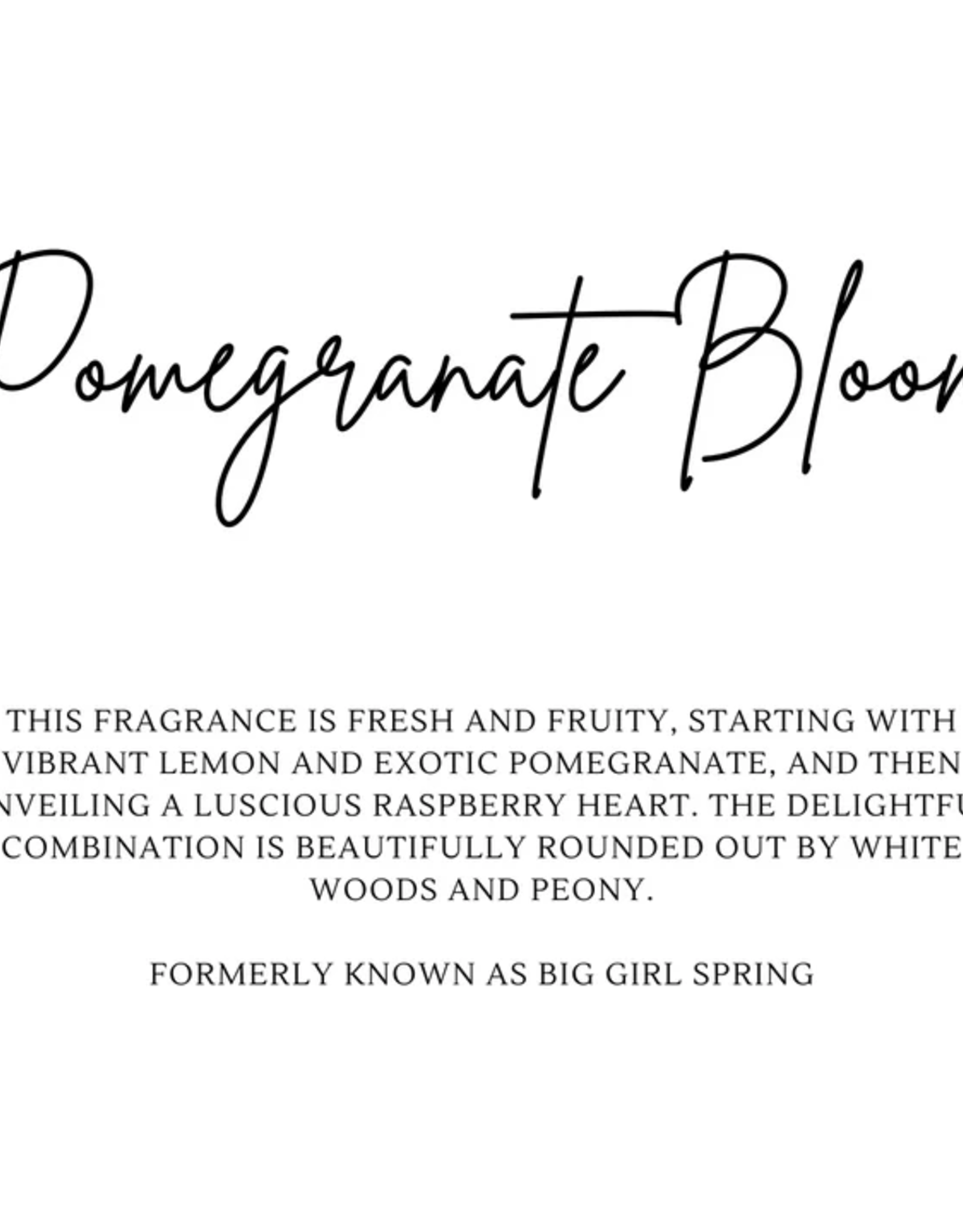 Hollowood Home Soy Candle, Pomegranate Bloom