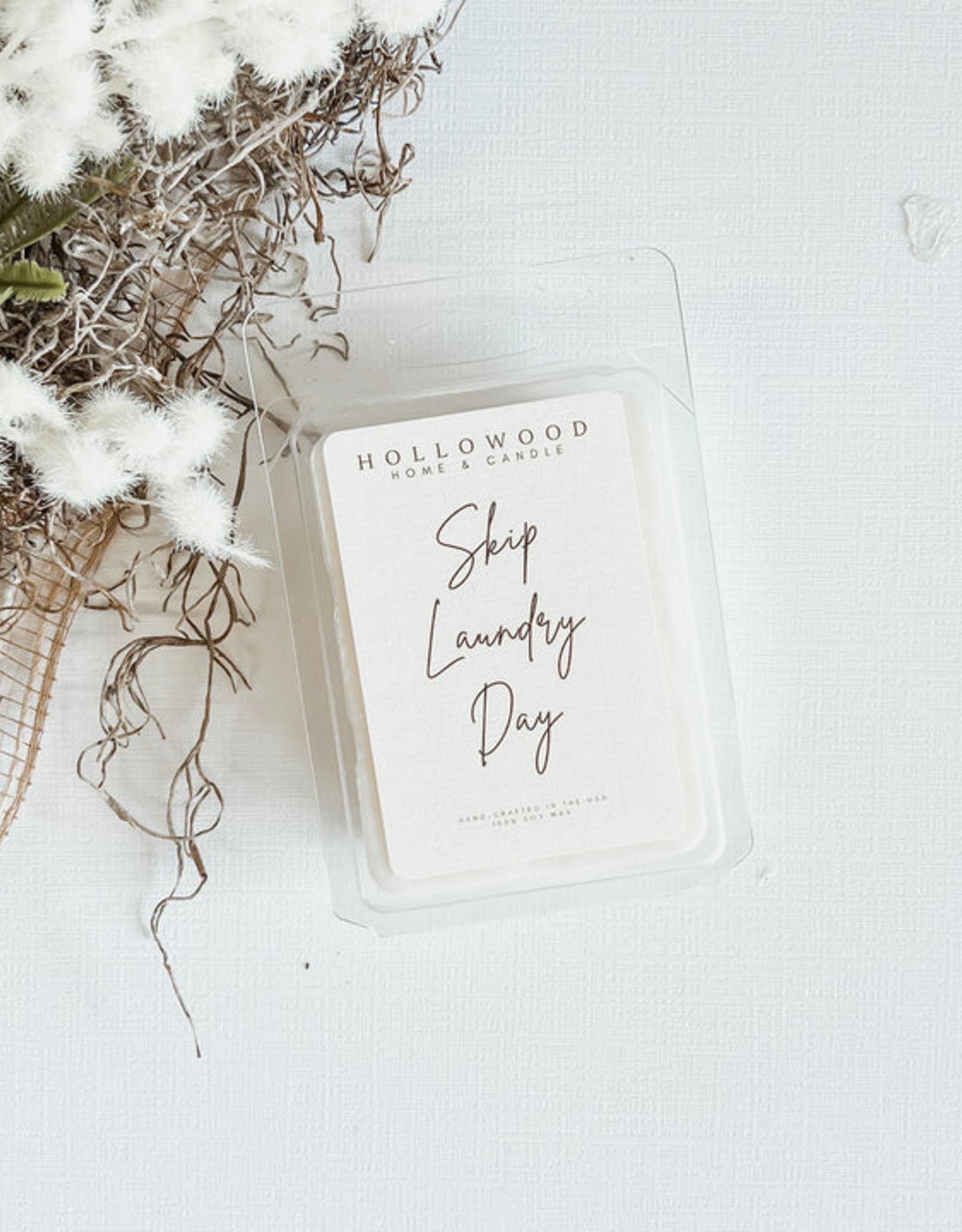 Hollowood Home Wax Melt, Skip Laundry Day