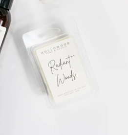 Hollowood Home Wax Melt, Radiant Woods