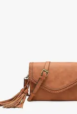 Jen & Co. Sloane Flapover Crossbody-Apricot