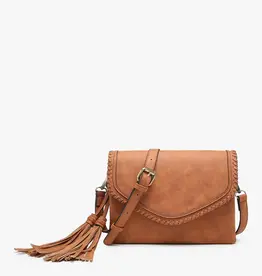 Jen & Co. Sloane Flapover Crossbody-Apricot