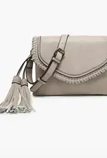 Jen & Co. Sloane Flapover Crossbody-Parchment