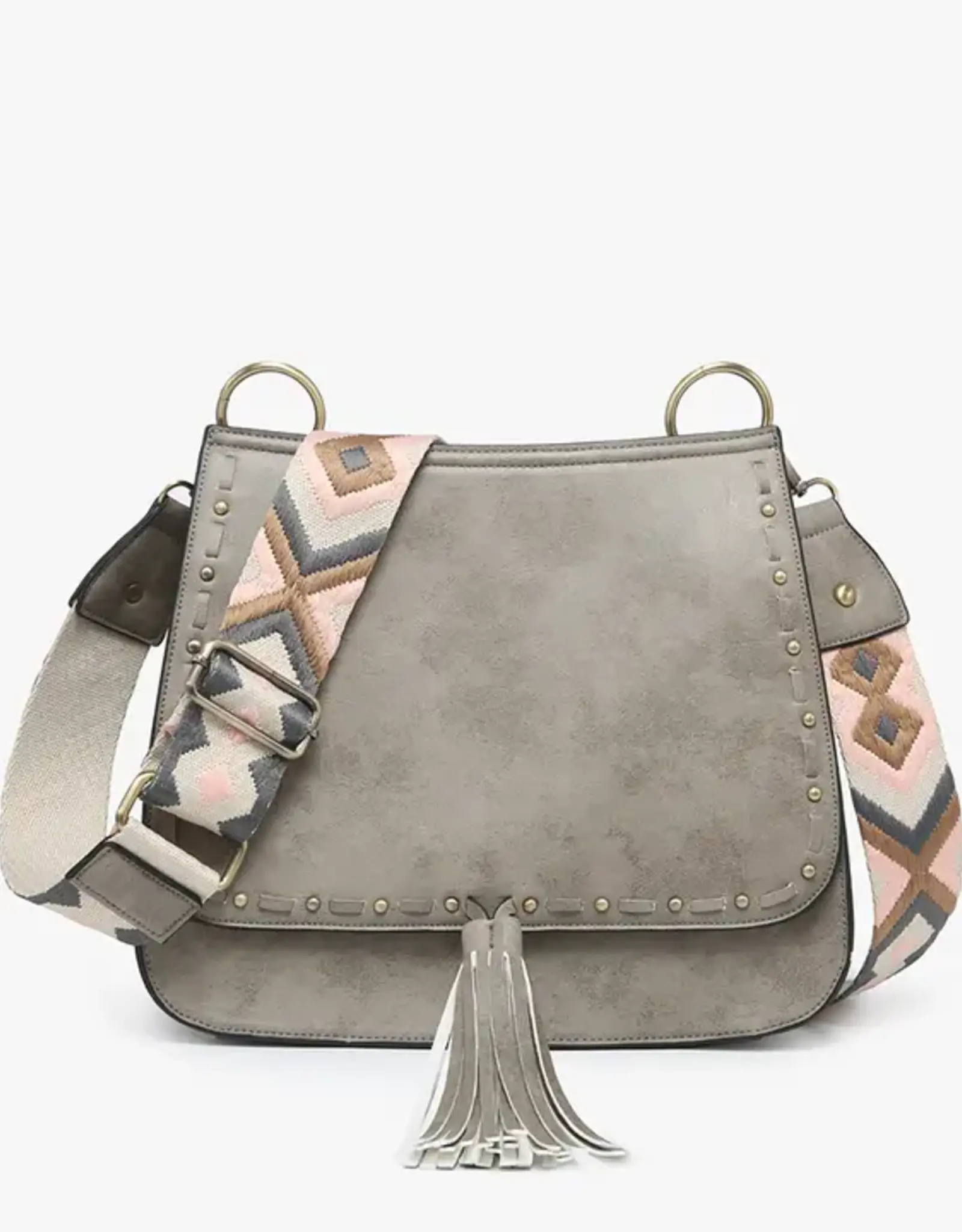 Jen & Co. Bailey Crossbody, Print Taupe