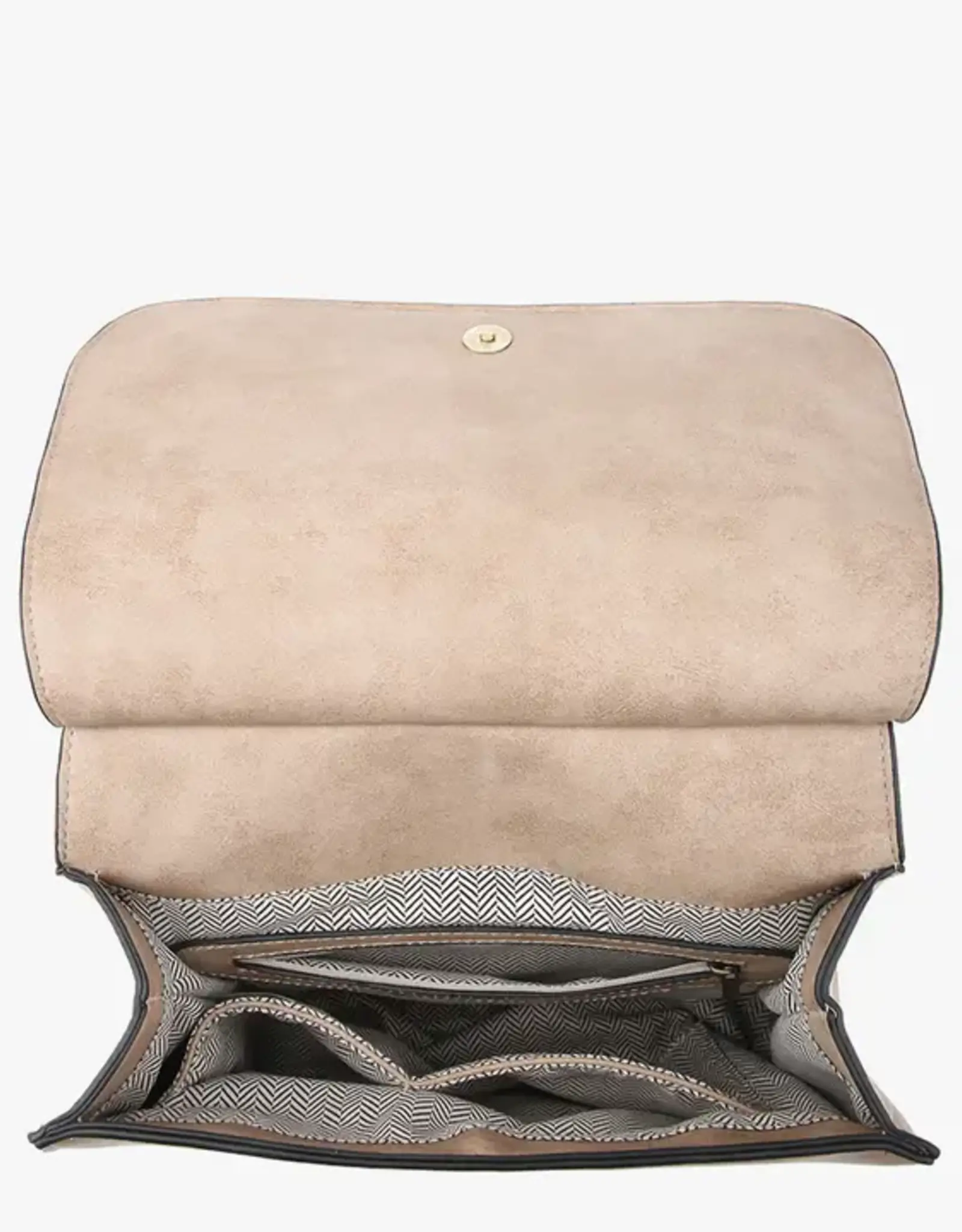 Jen & Co. Bailey Crossbody, Print Taupe