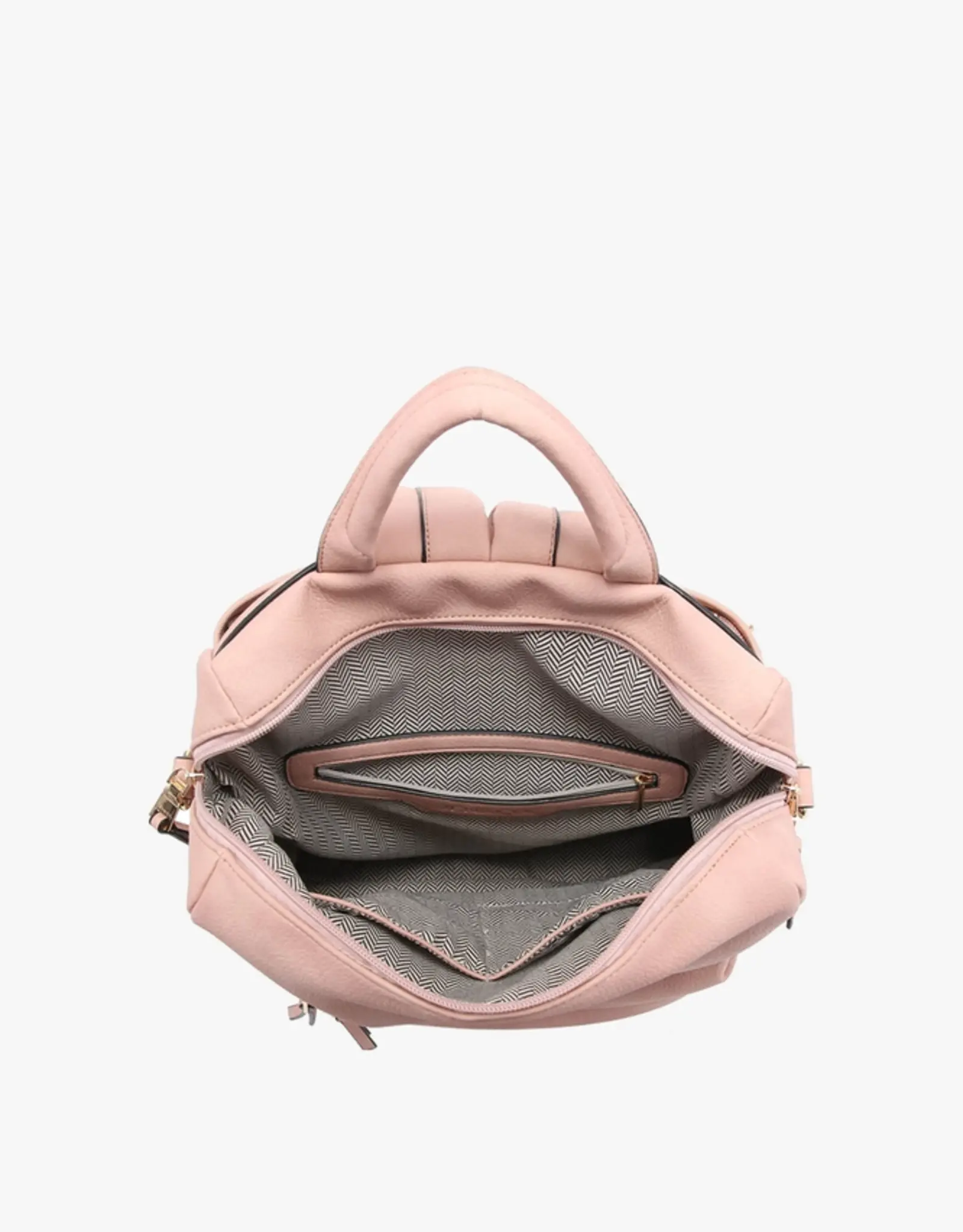 Jen & Co. Amelia Convertible Backpack, Ash Brown