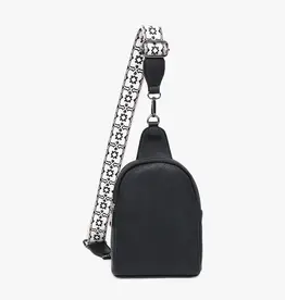 Jen & Co. Ellen Sling Bag, Black