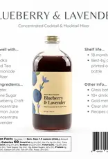 Wood Stove Kitchen Cocktail Mixer, Blueberry & Lavender