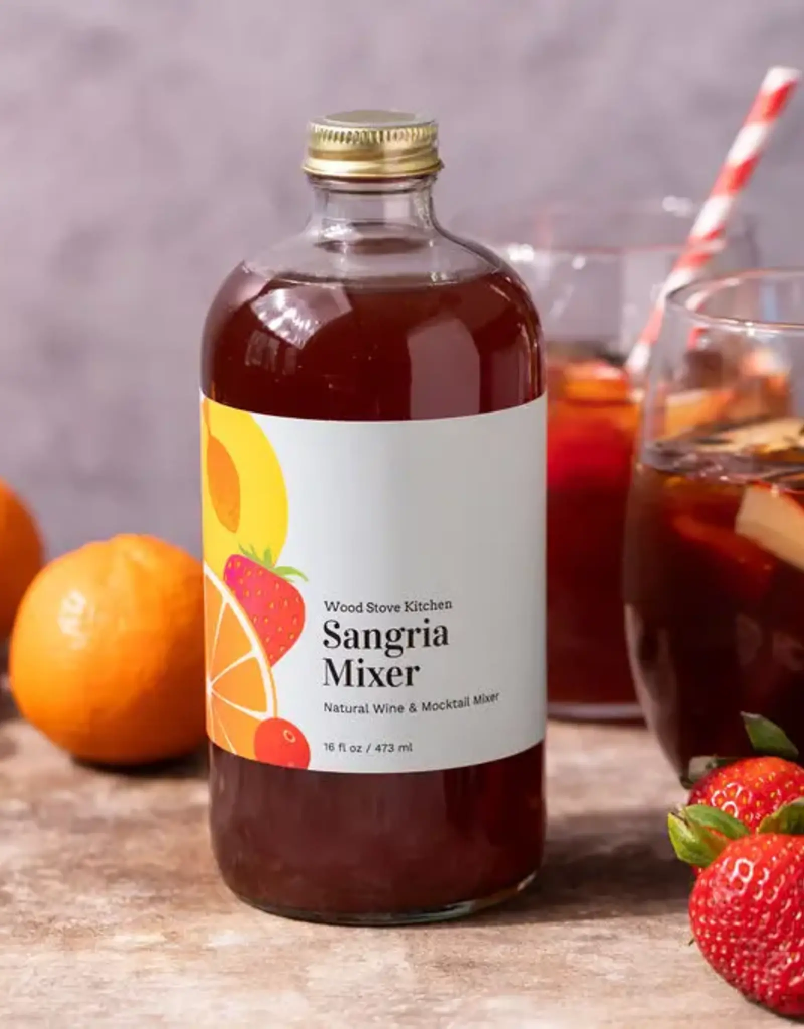 Wood Stove Kitchen Cocktail Mixer, Sangria