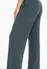 Mono B French Terry Sweatpants, Jungle Green