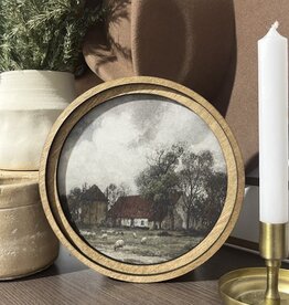 Redeemed Decor 8" Round  Art, Farmhouse Silo
