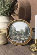 Redeemed Decor 8" Round  Art, Vintage Garden