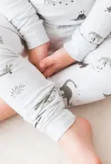Mila & Co Long Sleeve Henley Set, Dino