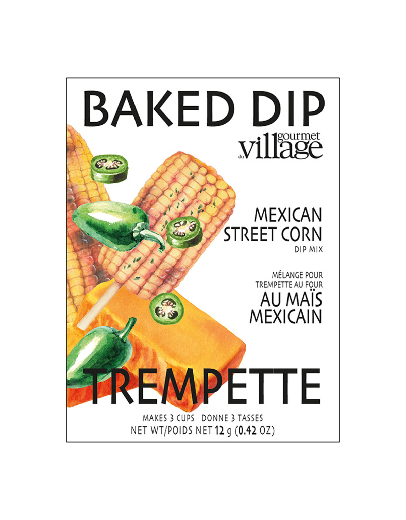 Gourmet Village Dip, Mexican Street Corn