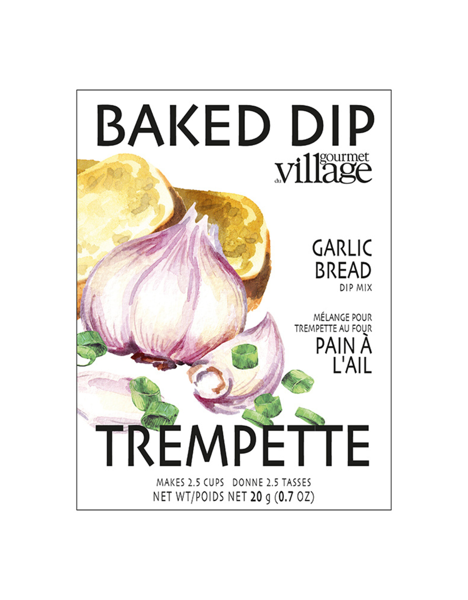 Gourmet Village Dip-Garlic Bread