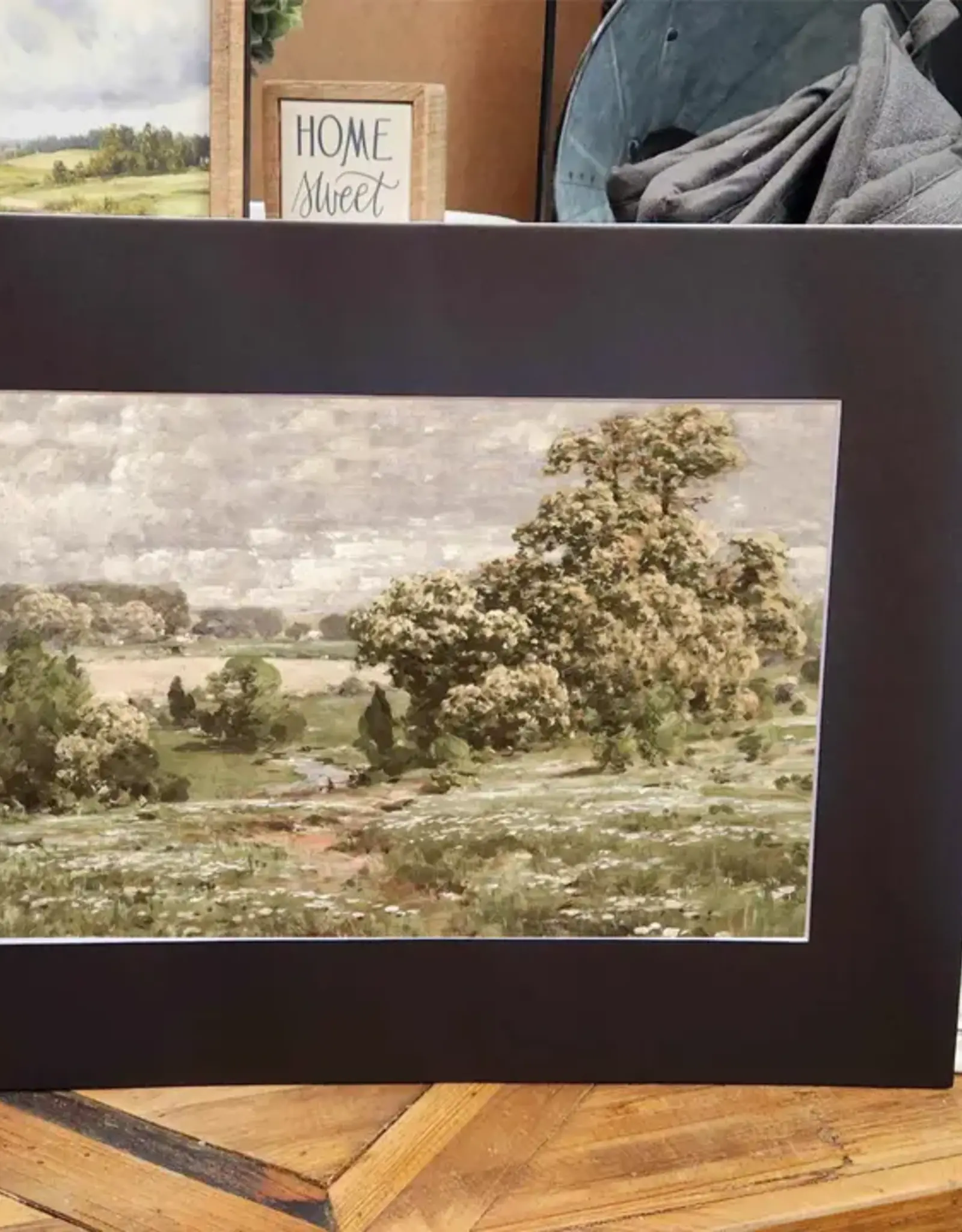 Redeemed Decor Mat Canvas Art 12x16, Spring Landscape