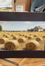 Redeemed Decor Mat Canvas Art 12x16, Hayfield
