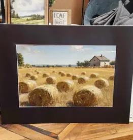 Redeemed Decor Mat Canvas Art 12x16, Hayfield