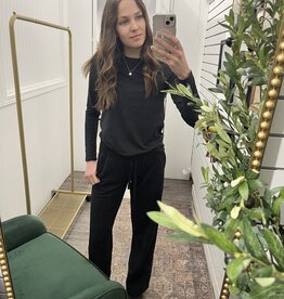 Mono B French Terry Sweatpants, Black