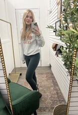 Mono B Sweetheart Back Leggings, Jungle Green