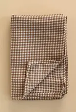 Minika Muslin Swaddle, Vichy Brown
