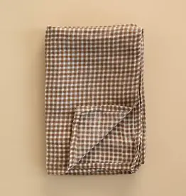 Minika Muslin Swaddle, Vichy Brown