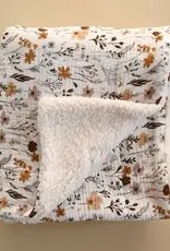 Minika Sherpa Blanket, Wildflowers