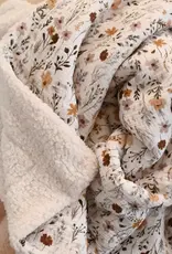 Minika Sherpa Blanket, Wildflowers
