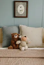 Minika Sherpa Blanket, Vichy Brown