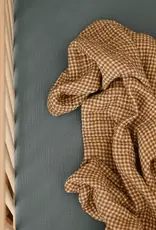 Minika Muslin Blanket, Vichy Brown