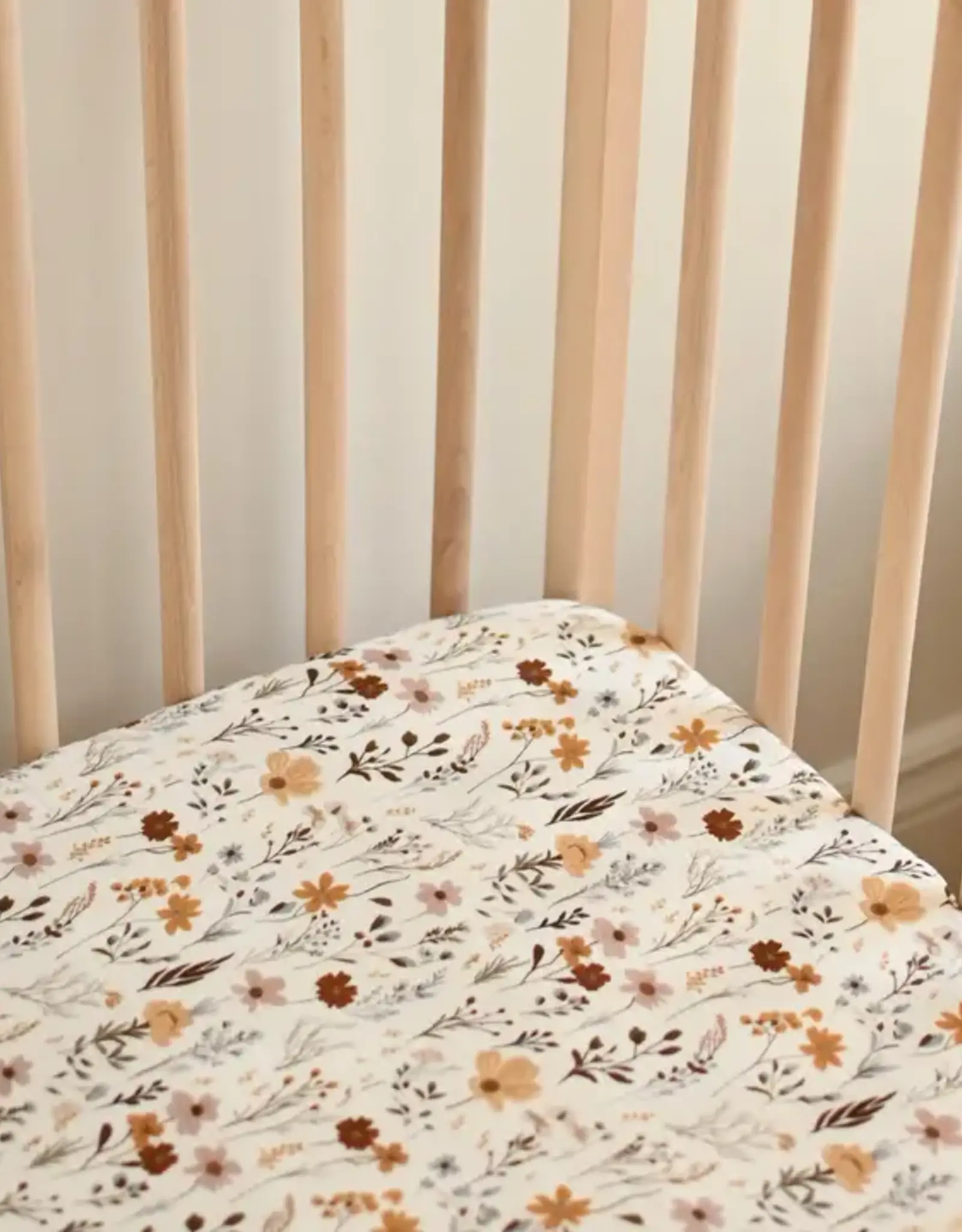 Minika Crib Sheet, Wildflowers