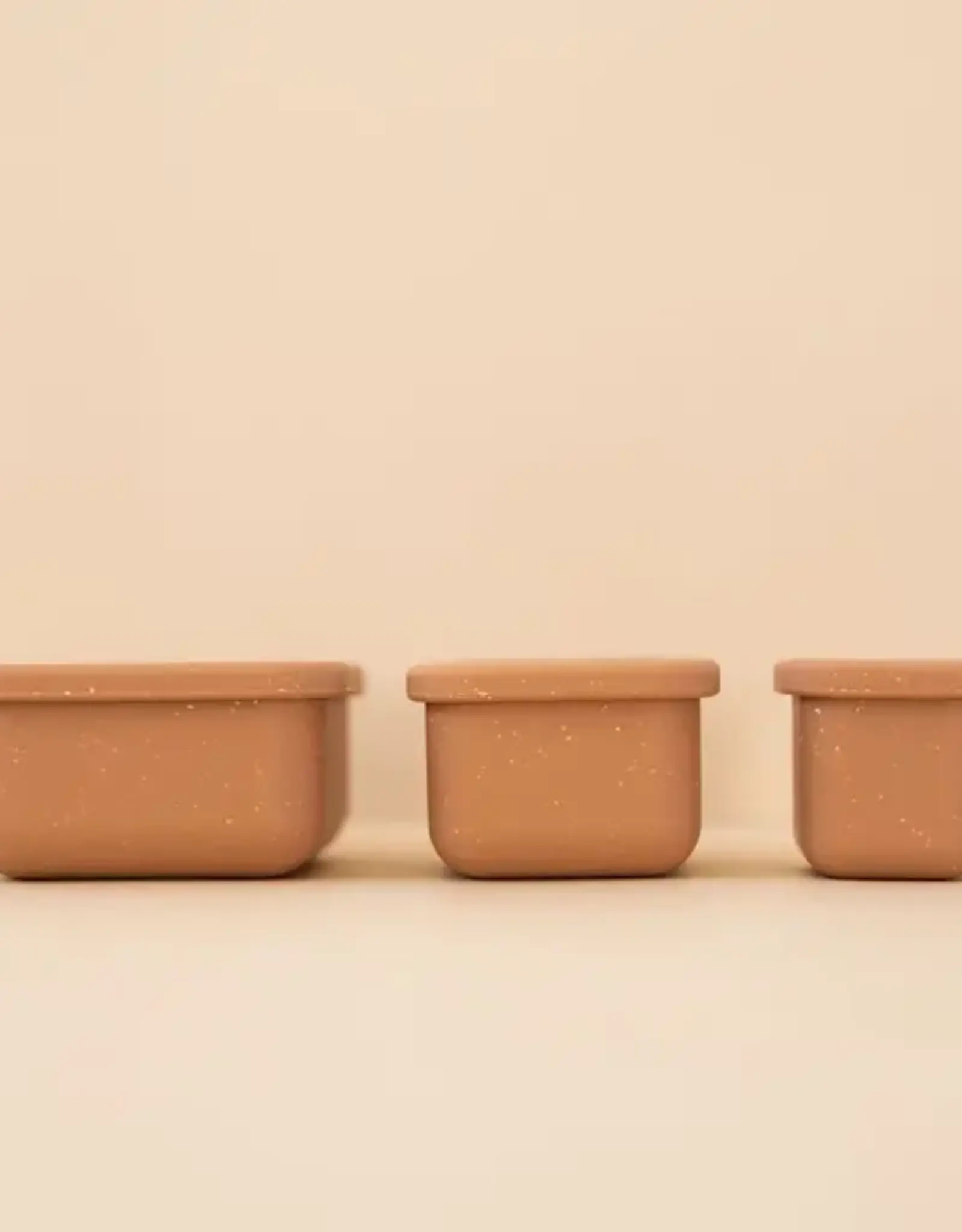 Minika Silicone Snack Set, Almond