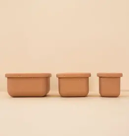 Minika Silicone Snack Set, Almond