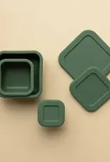 Minika Silicone Snack Set, Leaf Minika Silicone Snack Set, Leaf