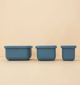 Minika Silicone Snack Set, Indigo