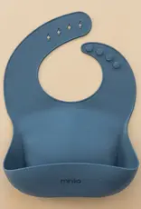 Minika Silicone Bib, Indigo