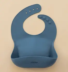 Minika Silicone Bib, Indigo