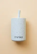 Minika Straw Cup w/Lid, Ice