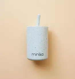 Minika Straw Cup w/Lid, Ice